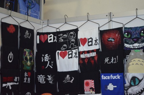 camiseta de kanji